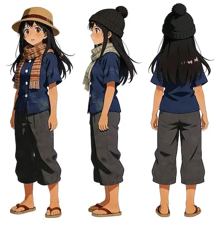 『新・バビロン』コンセプト画像：芸潔 ユン・ジェの復古服